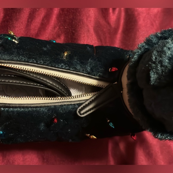 NWT Kate Spade Claude Dachshund Dog Crossbody Bag, Peacock Sapphire - Picture 5 of 9